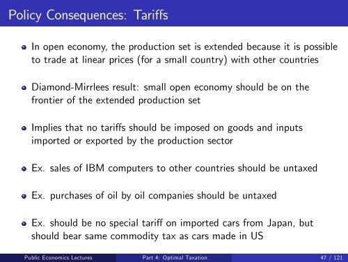 Public Economics Lectures Part 1: Introduction