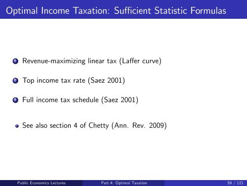 Public Economics Lectures Part 1: Introduction