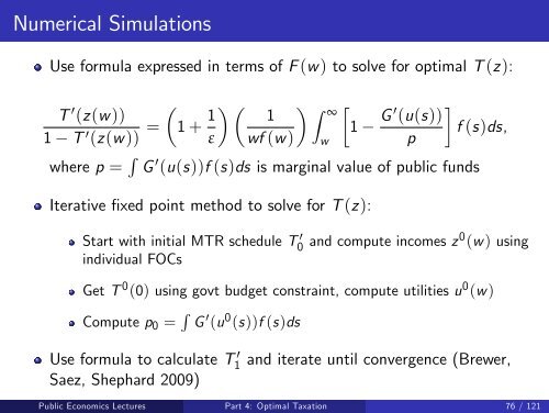 Public Economics Lectures Part 1: Introduction