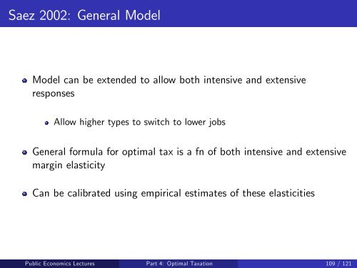 Public Economics Lectures Part 1: Introduction