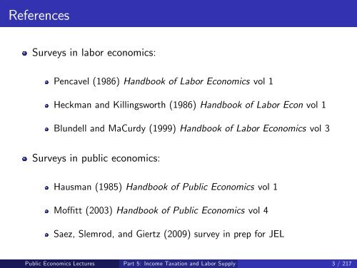 Public Economics Lectures Part 1: Introduction