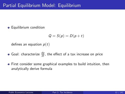 Public Economics Lectures Part 1: Introduction