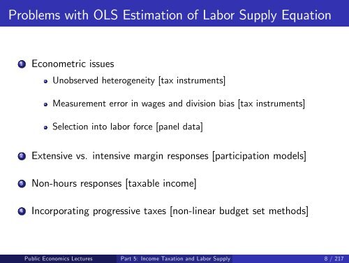 Public Economics Lectures Part 1: Introduction