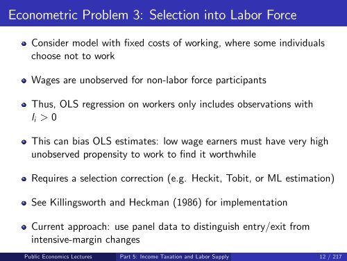 Public Economics Lectures Part 1: Introduction