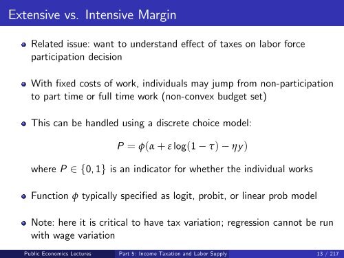 Public Economics Lectures Part 1: Introduction