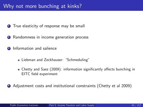 Public Economics Lectures Part 1: Introduction