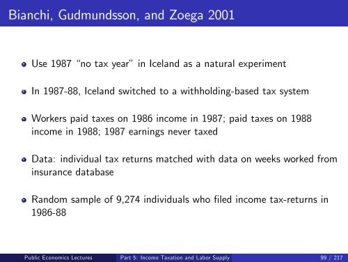 Public Economics Lectures Part 1: Introduction