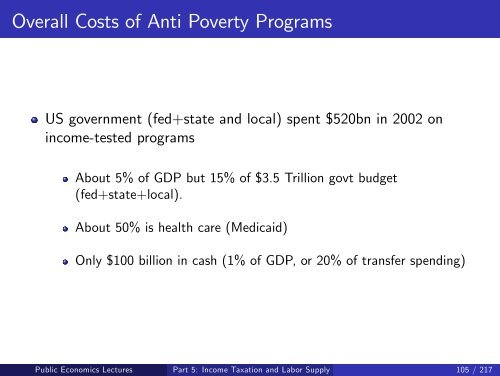 Public Economics Lectures Part 1: Introduction