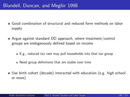 Public Economics Lectures Part 1: Introduction