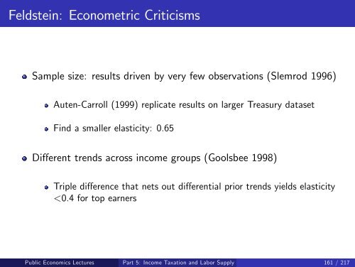 Public Economics Lectures Part 1: Introduction