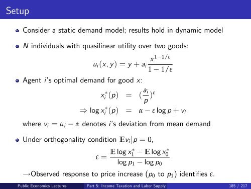 Public Economics Lectures Part 1: Introduction