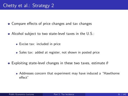 Public Economics Lectures Part 1: Introduction