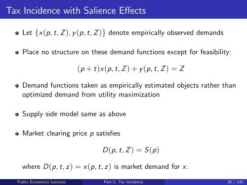 Public Economics Lectures Part 1: Introduction