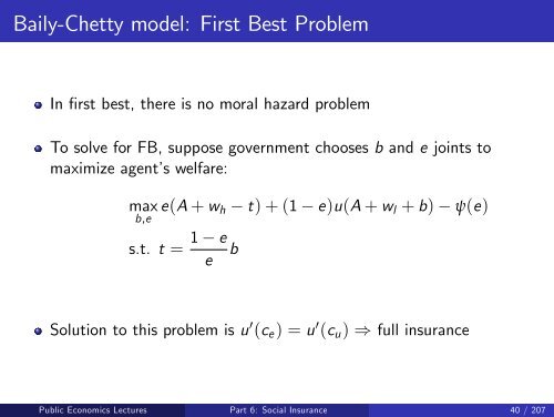 Public Economics Lectures Part 1: Introduction