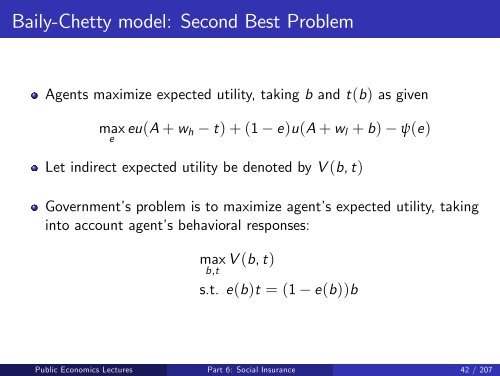 Public Economics Lectures Part 1: Introduction