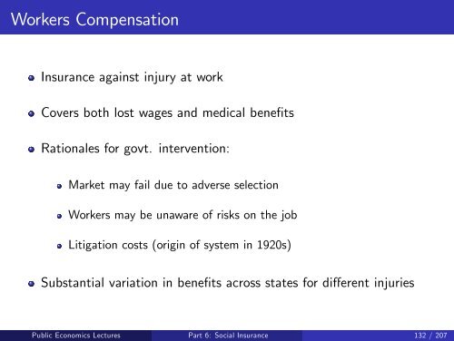 Public Economics Lectures Part 1: Introduction