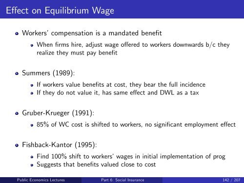 Public Economics Lectures Part 1: Introduction