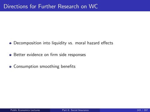 Public Economics Lectures Part 1: Introduction