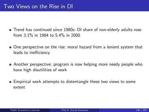 Public Economics Lectures Part 1: Introduction