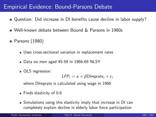 Public Economics Lectures Part 1: Introduction