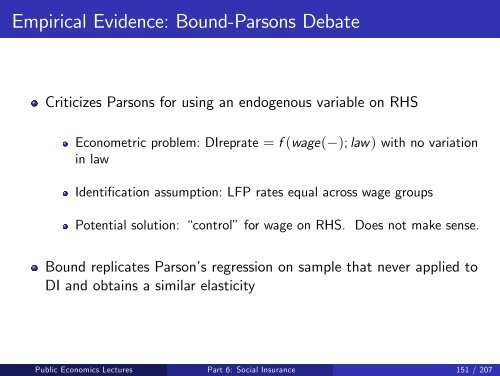 Public Economics Lectures Part 1: Introduction