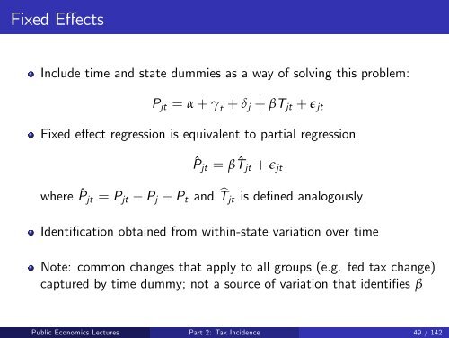 Public Economics Lectures Part 1: Introduction