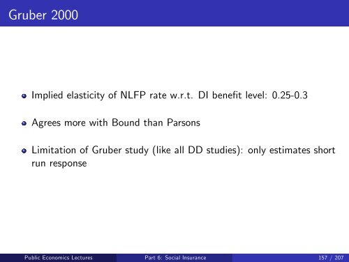 Public Economics Lectures Part 1: Introduction