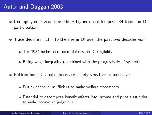 Public Economics Lectures Part 1: Introduction