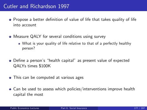 Public Economics Lectures Part 1: Introduction