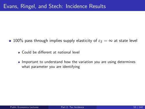 Public Economics Lectures Part 1: Introduction