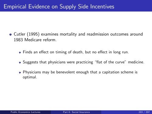 Public Economics Lectures Part 1: Introduction