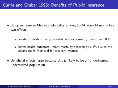 Public Economics Lectures Part 1: Introduction