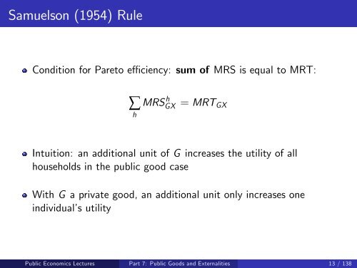 Public Economics Lectures Part 1: Introduction