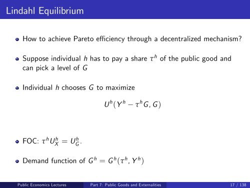 Public Economics Lectures Part 1: Introduction