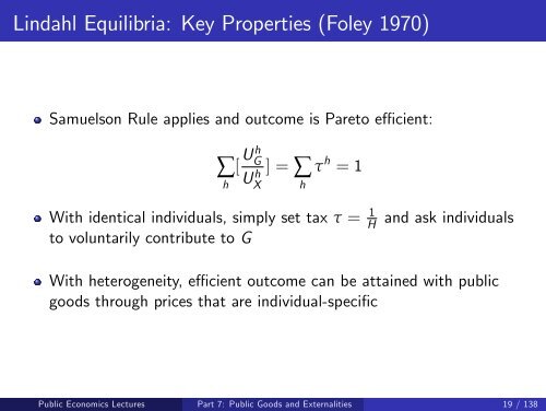 Public Economics Lectures Part 1: Introduction