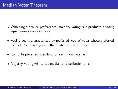 Public Economics Lectures Part 1: Introduction