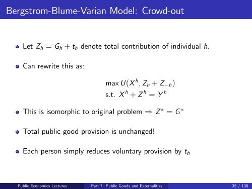 Public Economics Lectures Part 1: Introduction