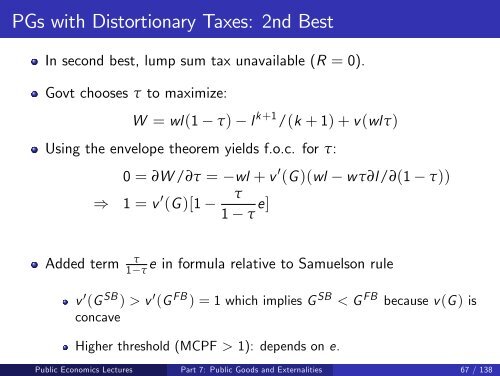 Public Economics Lectures Part 1: Introduction