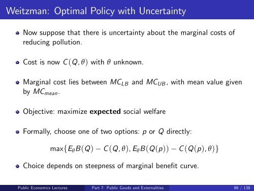 Public Economics Lectures Part 1: Introduction