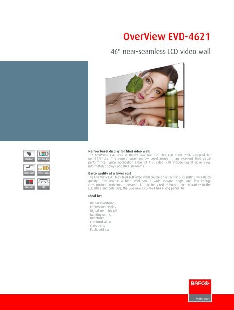 Evd Display EVD-4621 LCD Display