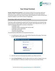 Your Virtual Terminal - Greater Giving