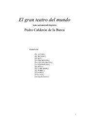 Calderon de la Barca - El gran teatro del mundo