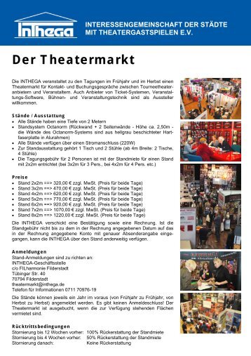 Der Theatermarkt - Inthega