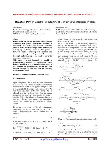 Reactive Power Control in Electrical Power Transmission System