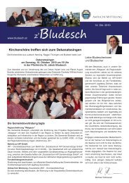 Kirchenchöre treffen sich zum Dekanatssingen - Gemeinde Bludesch