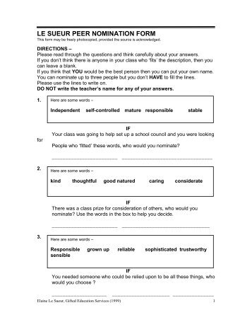 Le Sueur Peer Nomination Form - Primary.pdf