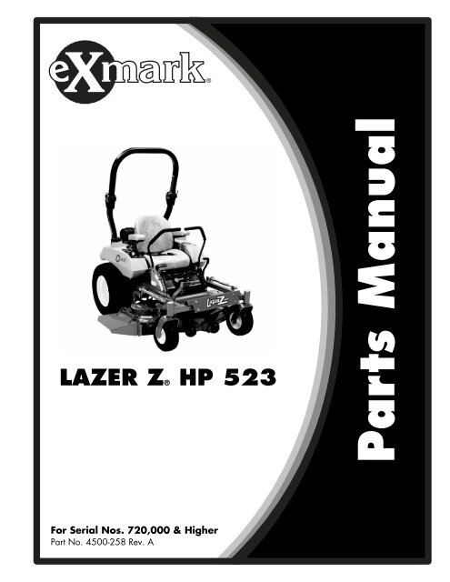LAZER Z HP 523 Exmark