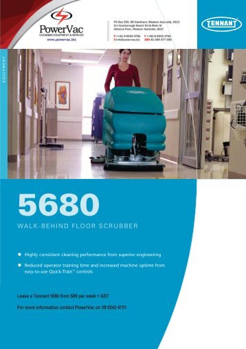 Tennant 5680 Brochure