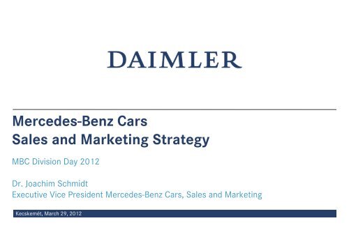 mercedes benz strategy analysis
