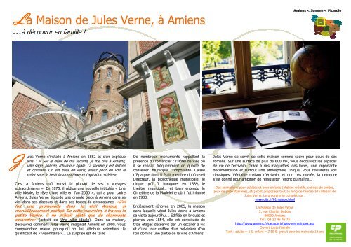 La Maison de Jules Verne, Ã  Amiens - Esprit de Picardie